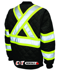 Alternative view of Quilted Safety Freezer Jacket