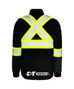 Alternative view of Hi Vis Quilted Freezer Jacket
